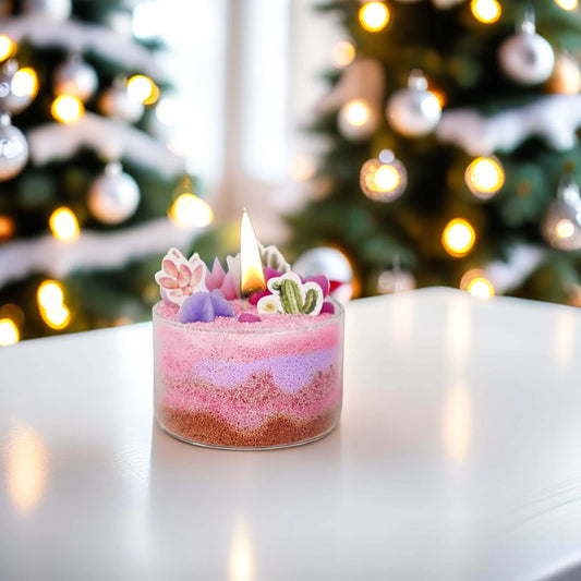 Candle Kit–Succulents DIY Handmade Scented Candles Can Used To Make Candles Scented–Great For Beginner,