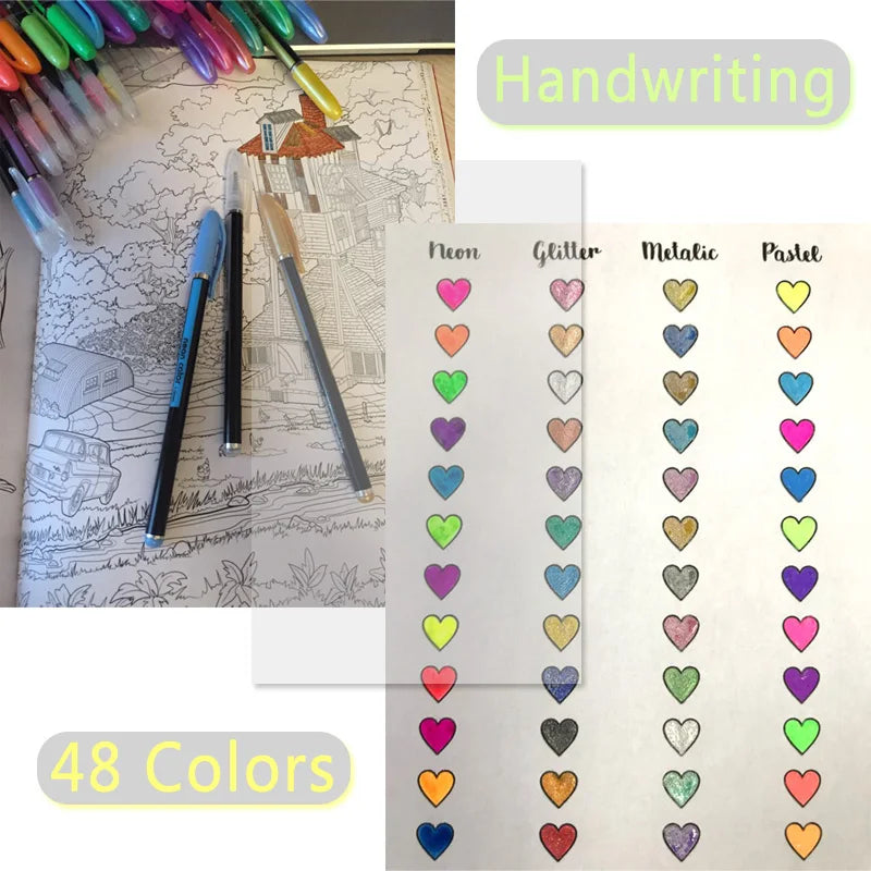 48 Colors Sketch Pen Marker