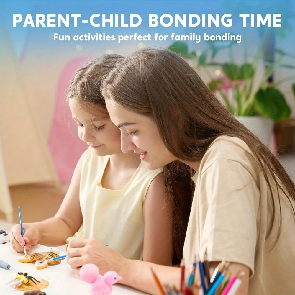 JOYFY 12PCS Kids Sea Shell Painting Kit Glow in The Dark-Arts & Crafts