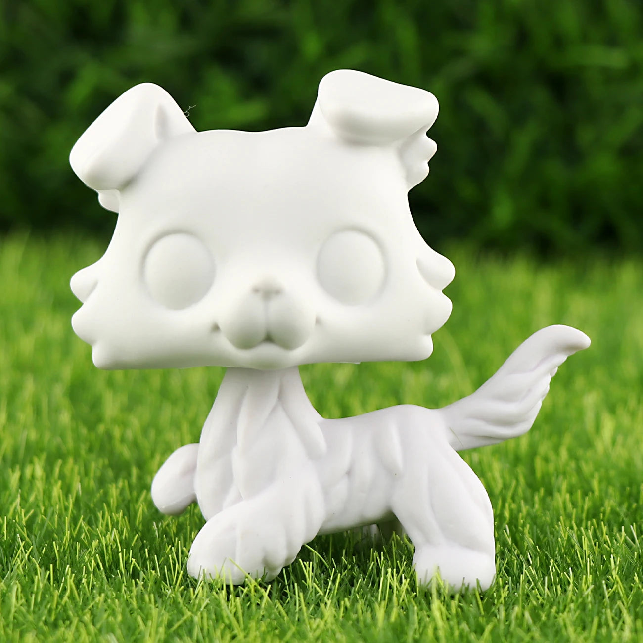 White Base Pet, Lovely Shorthair Cat Collie Husky Action Figure