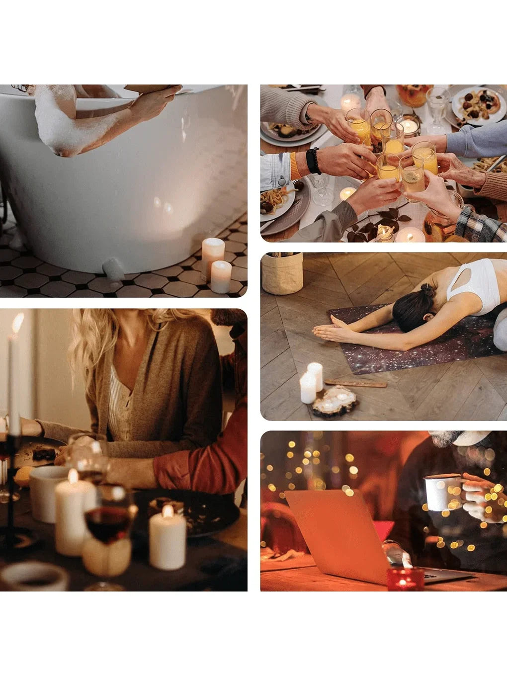 100 Pieces/200 Pieces for Wicks for Candles, Ringing, with Iron Brackets, Candle Warning Labels DIY Candle Making