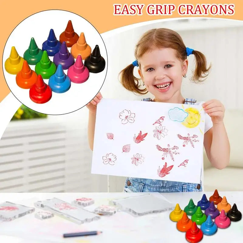 Toddler Crayons Art Kit 12 Colors
