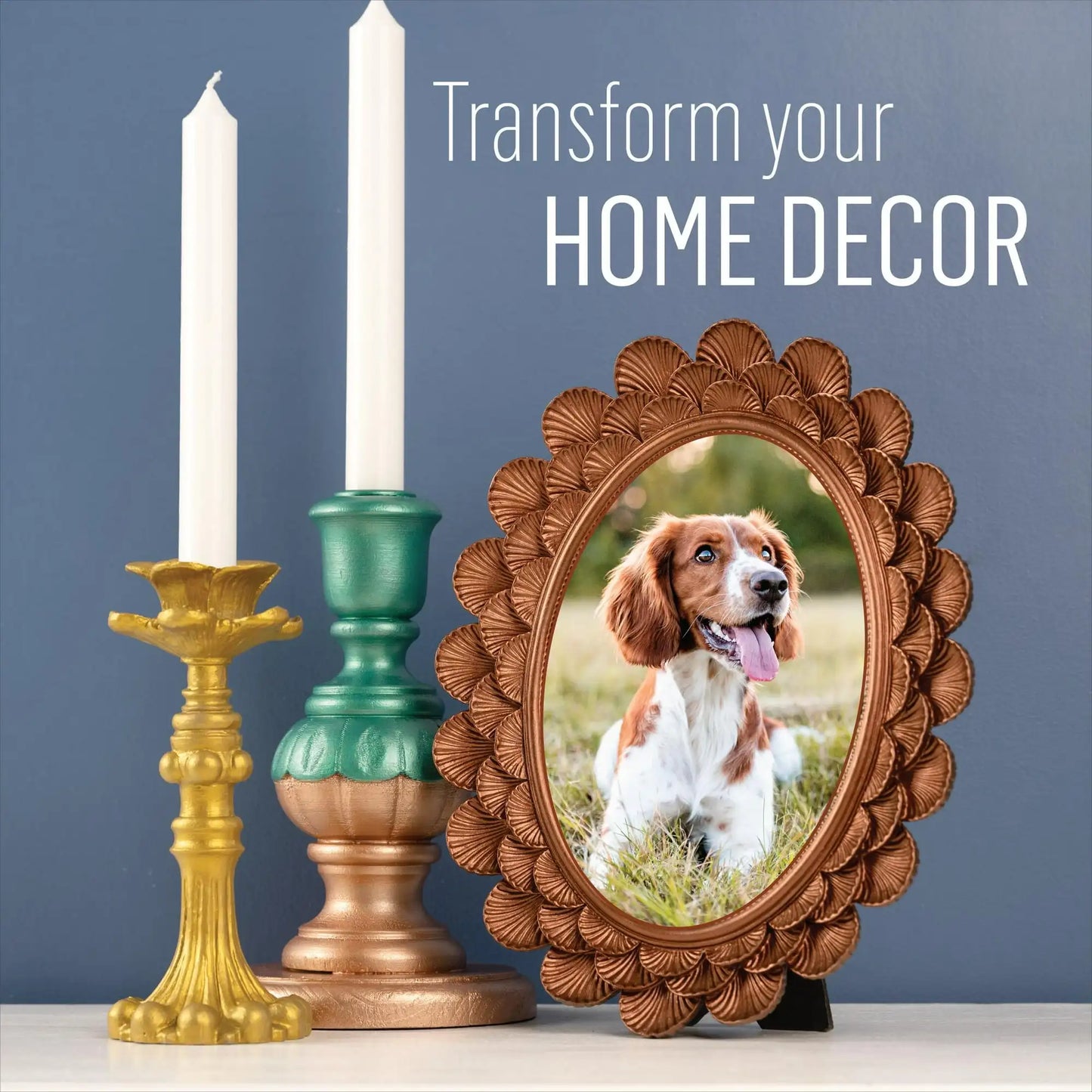 FolkArt Acrylic Craft Paint, Metallic Finish, Rose Gold, 8 fl oz