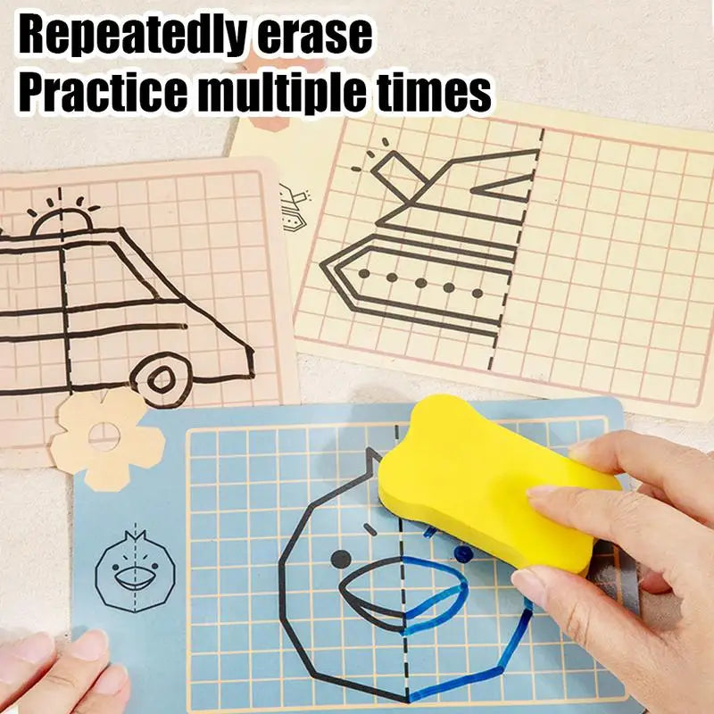 Dry Erase Pen Control Book Pen Tracing Workbook Kids Ages 3