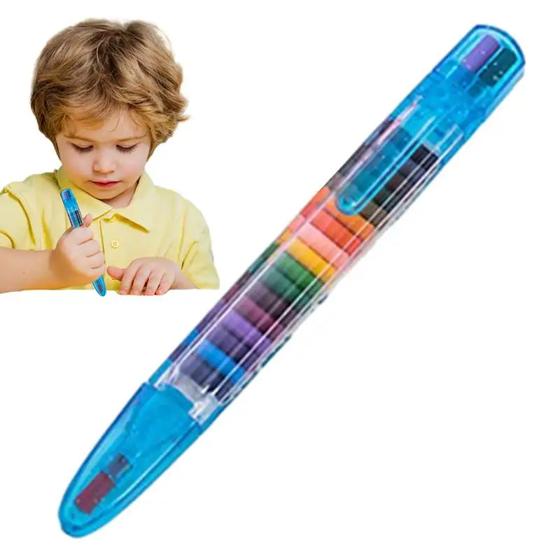 1pc 20 Colors Paint Pen Oil Pastel Safe Nontoxic Painting Graffiti Drawing Pen