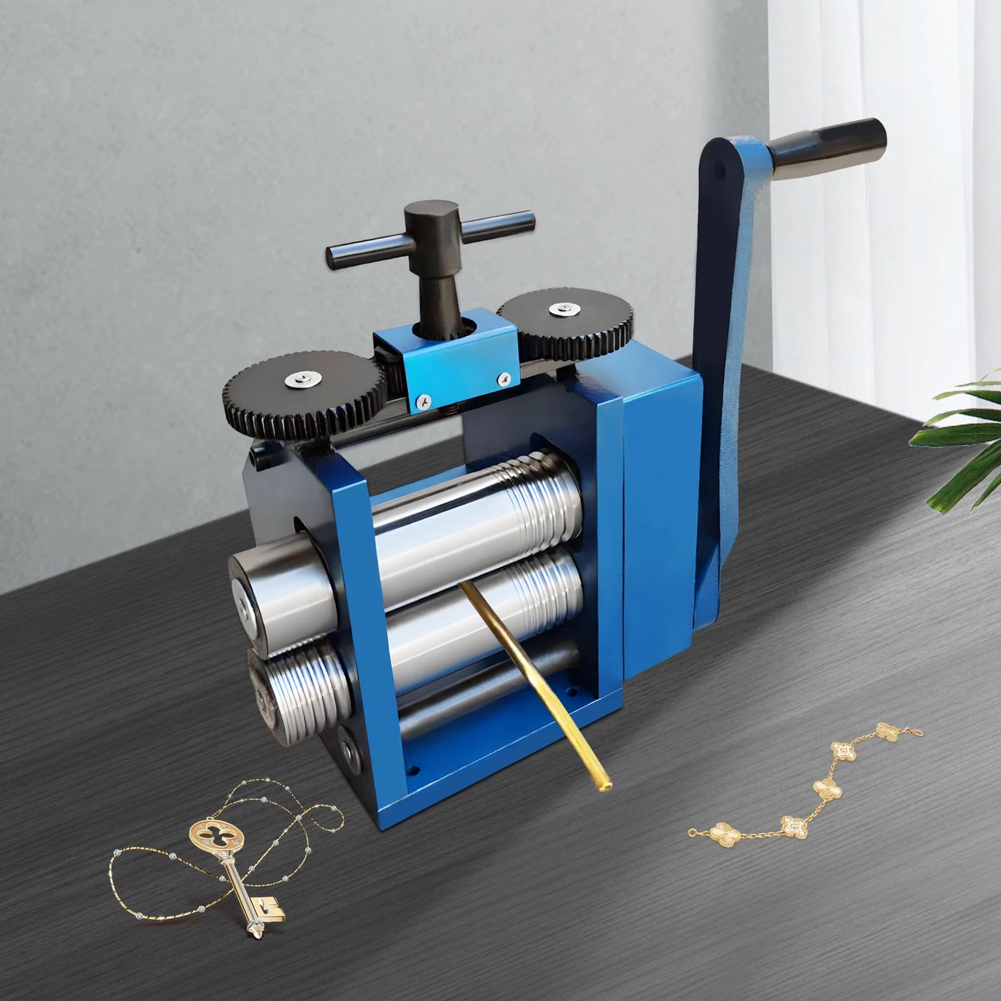 3-in-1 Jewelry Rolling Mill Machine Manual Combination for Metal Crafting & DIY Jewelry Making