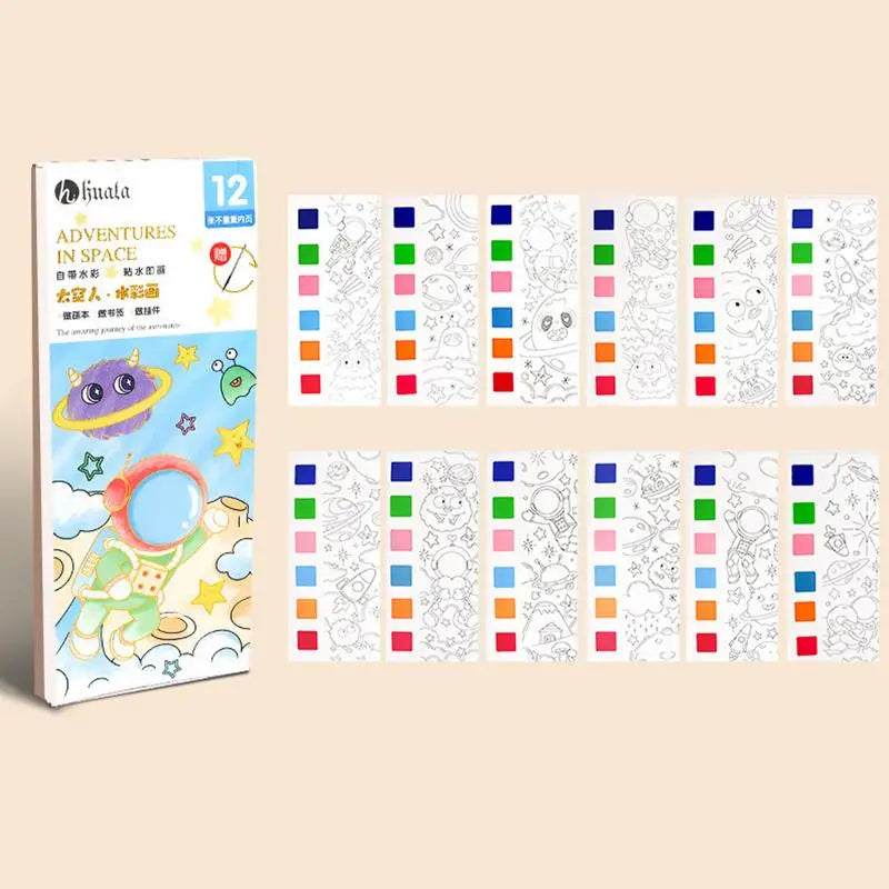 Paint With Water Coloring Books 4X Water Marker Coloring Book Set