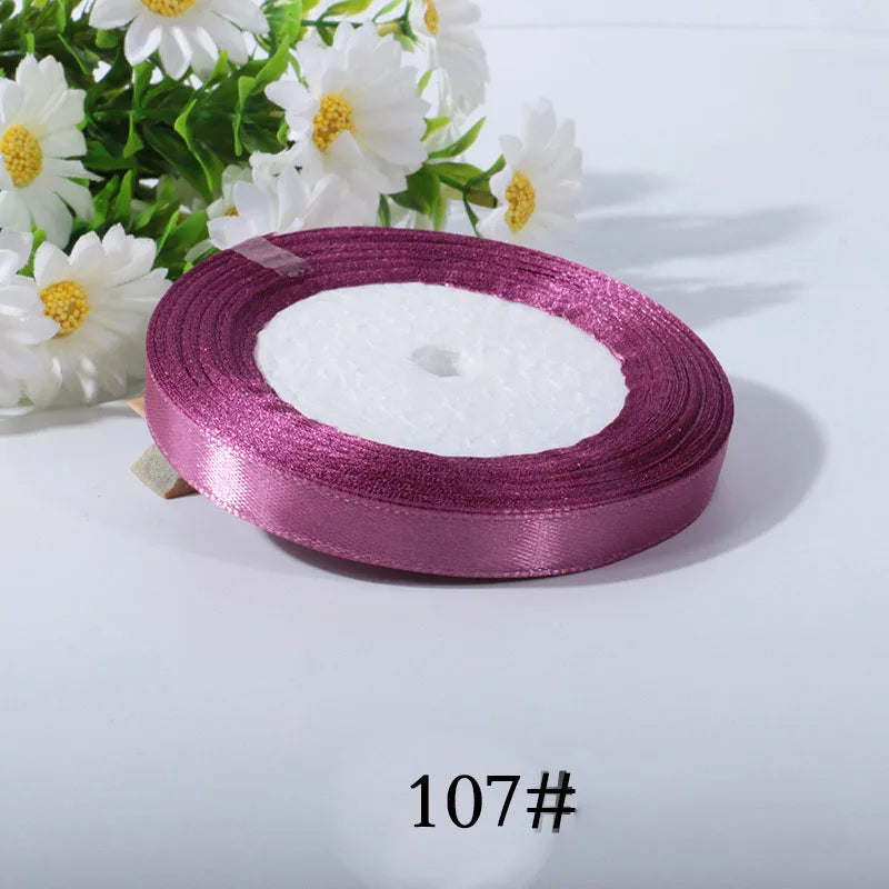 20mm 25yards per roll Silk Satin Ribbons