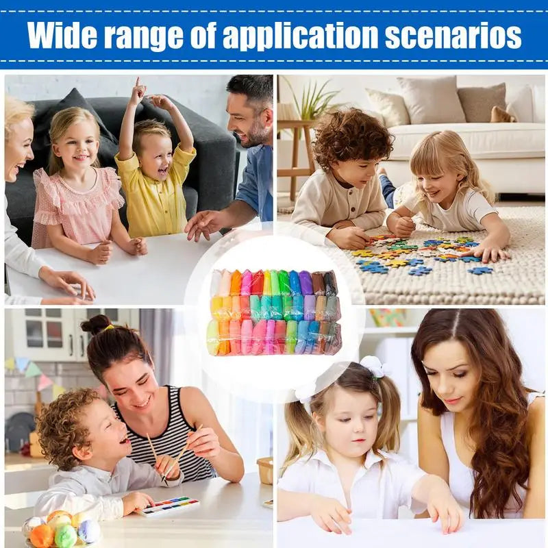 36 Color Super Light Clay Air Dry Polymer Modelling Clay