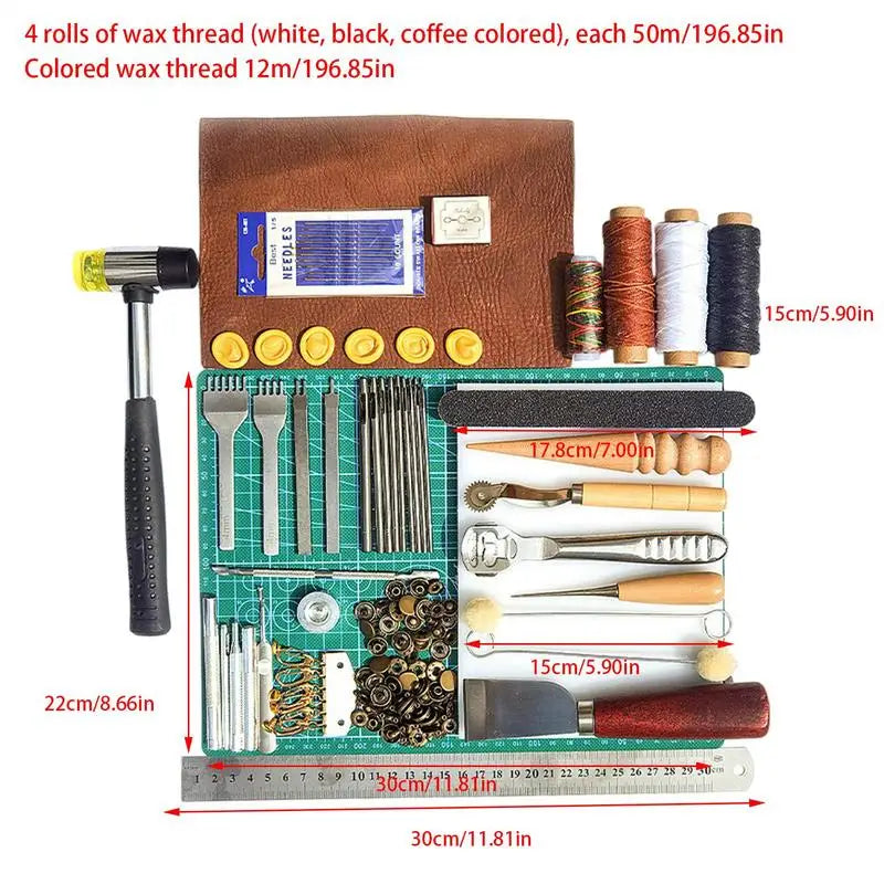 Leather Working Tools Set Versatile Leather Punch Tool