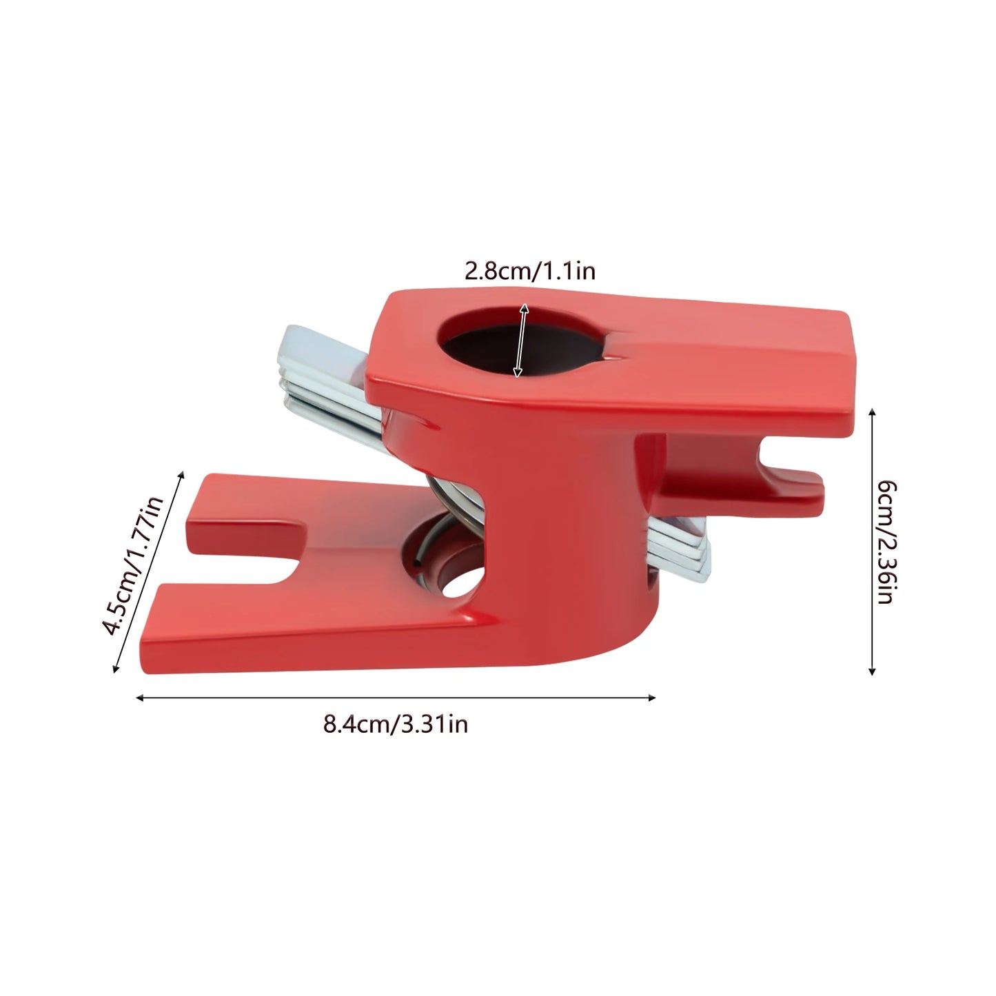 4Pcs Wood Gluing Pipe Clamp Set, 3/4" Set for Woodworking