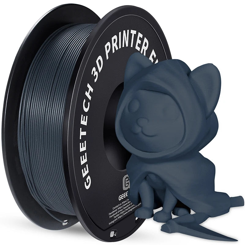 Geeetech Matte Filament PLA 1.75mm 1kg Spool (2.2lbs), 3d printer Material polylactic acid, frosted texture, Vacuum packaging