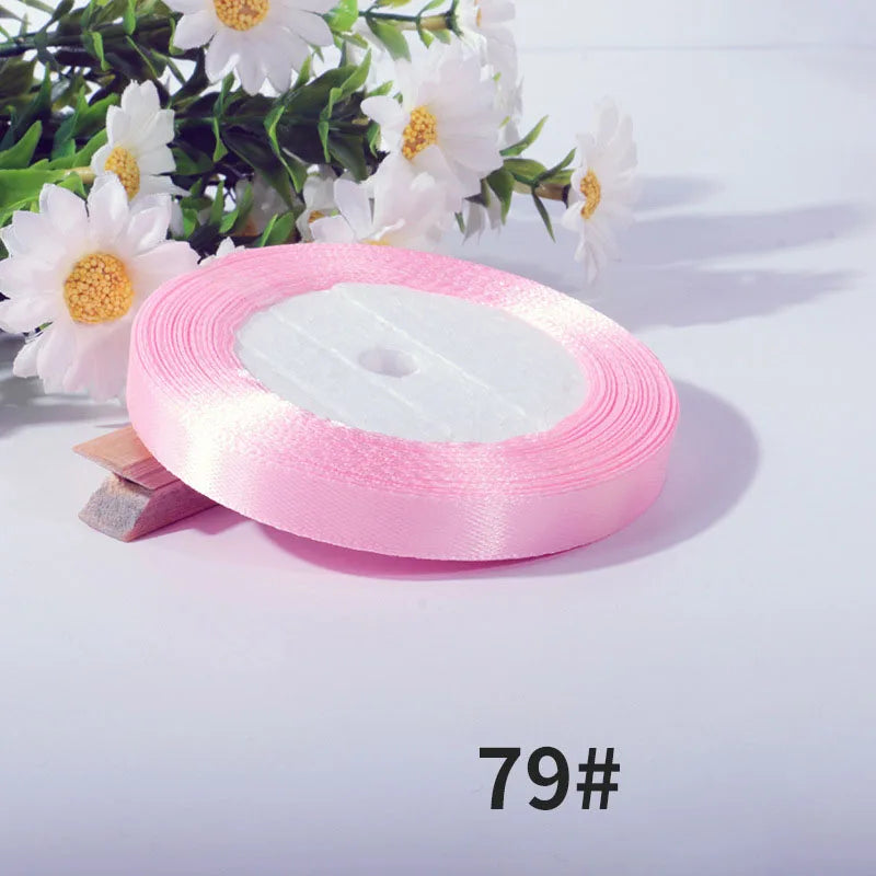 20mm 25yards per roll Silk Satin Ribbons