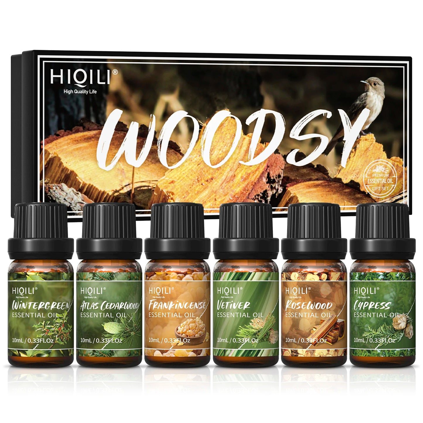 HIQILI Fragrance Oil Set, 6 PCS*10mL Pure Perfume Oil Set