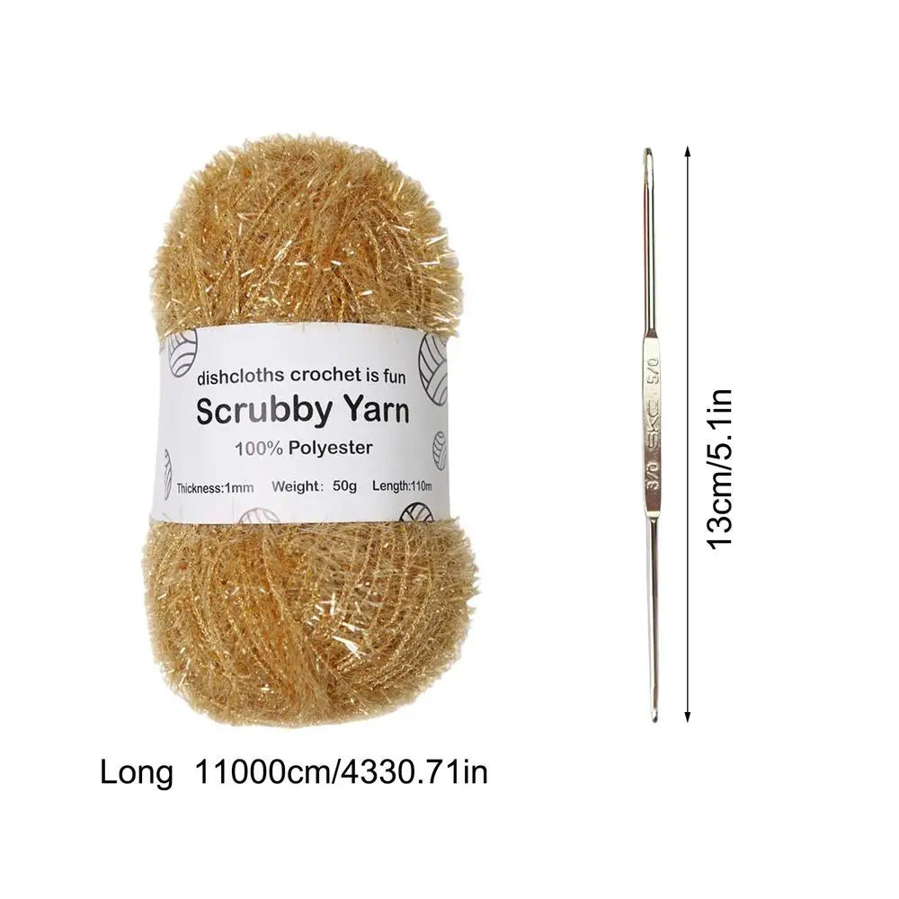 Scrubbies Polyester Assorted Colors Exquisite Crocheting Weaving Yarn