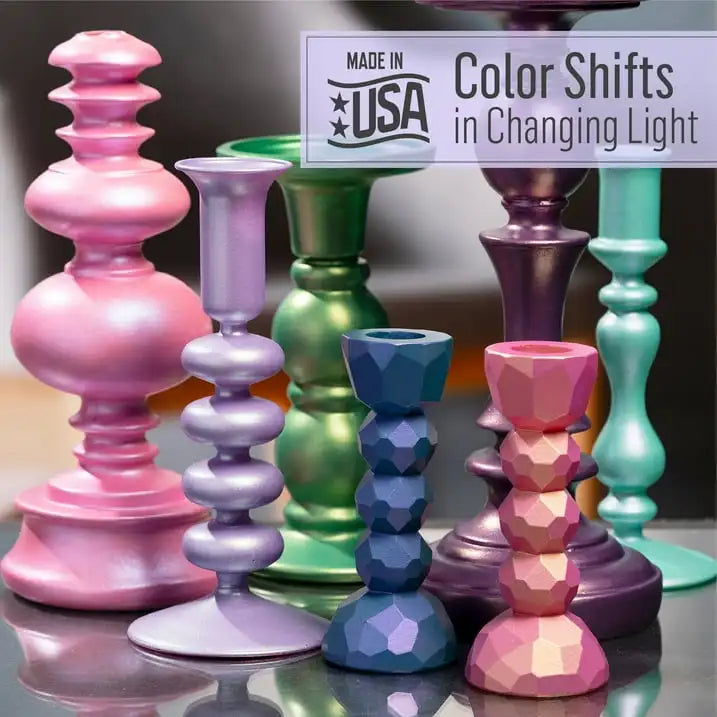 (3 pack) FolkArt Color Shift Acrylic Craft Paint, Gloss Finish, Pastel Pink, 2 fl oz
