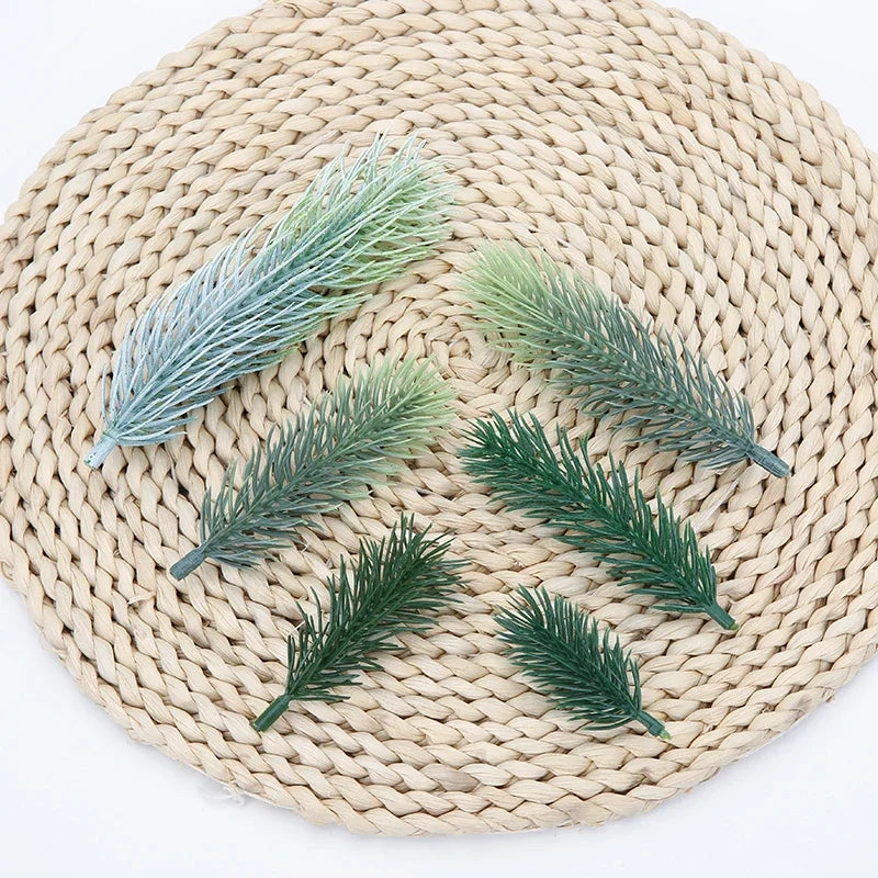10pcs Mini Artificial Pine Needle DIY