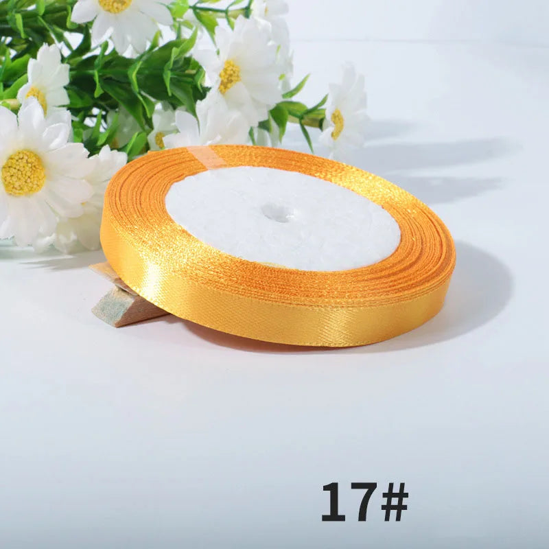20mm 25yards per roll Silk Satin Ribbons