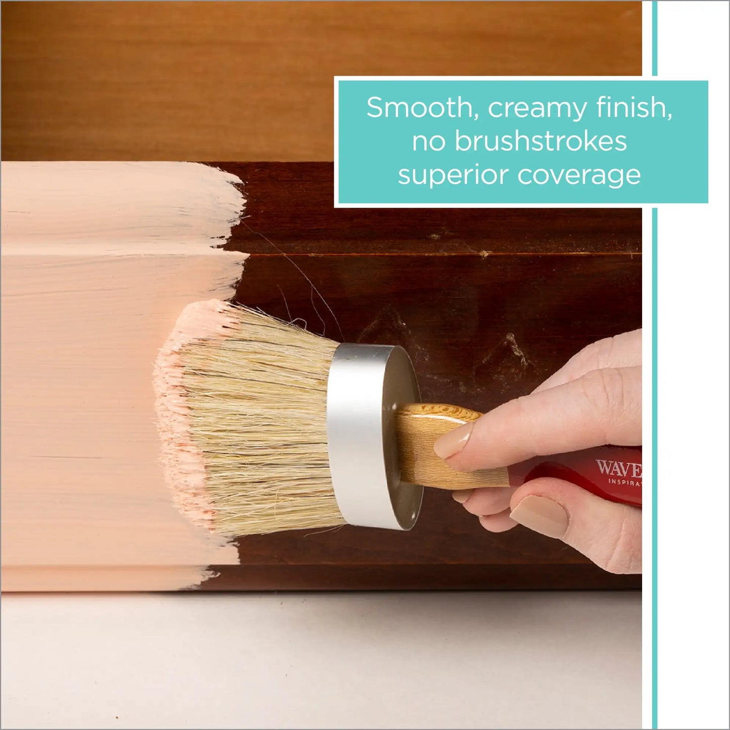 (2 pack) Waverly Inspirations Chalk Paint, Ultra Matte, Hazelnut, 8 fl oz