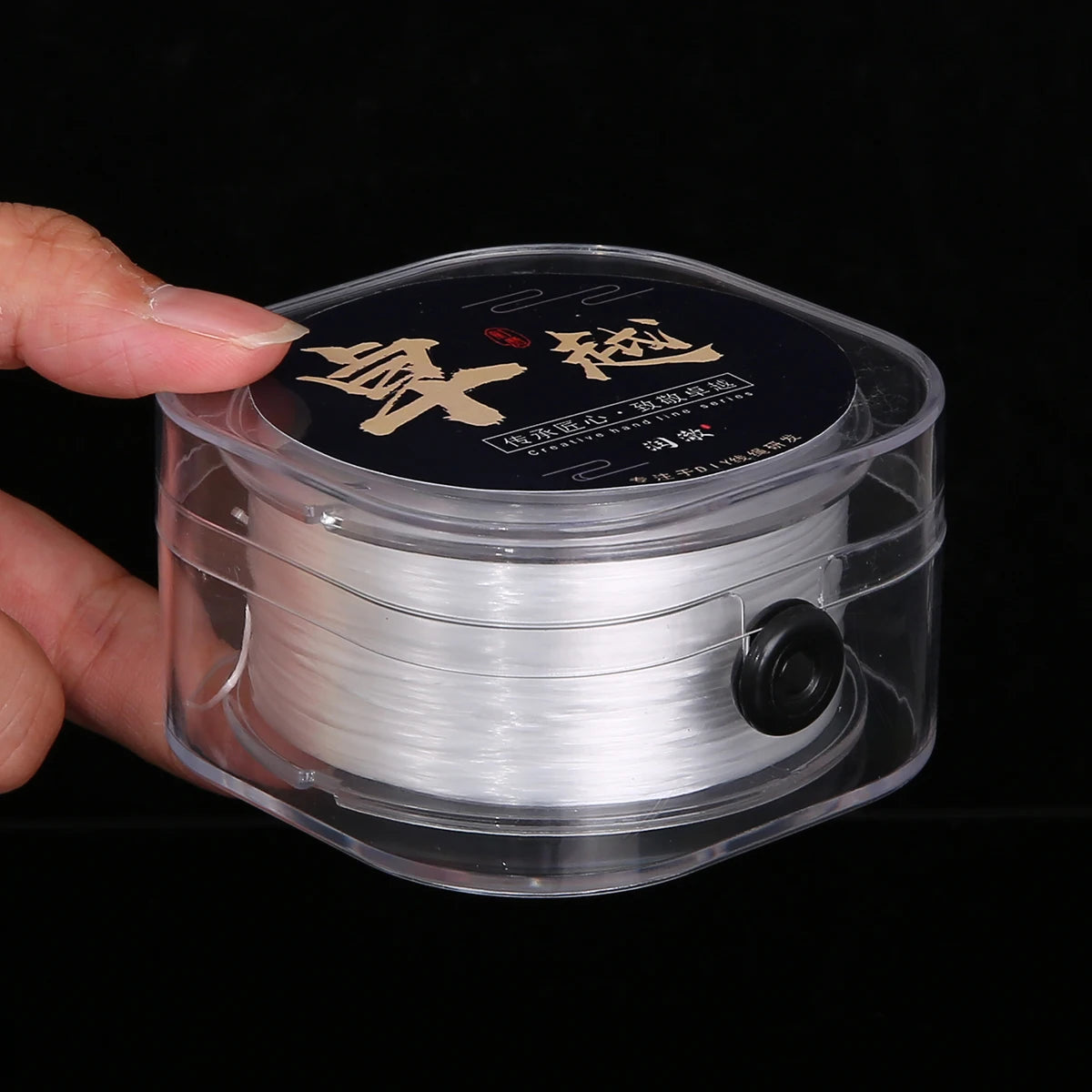 0.8mm Elastic Thread Cords Flat Crystal Line Nylon Rubber Stretchy Cord Rope