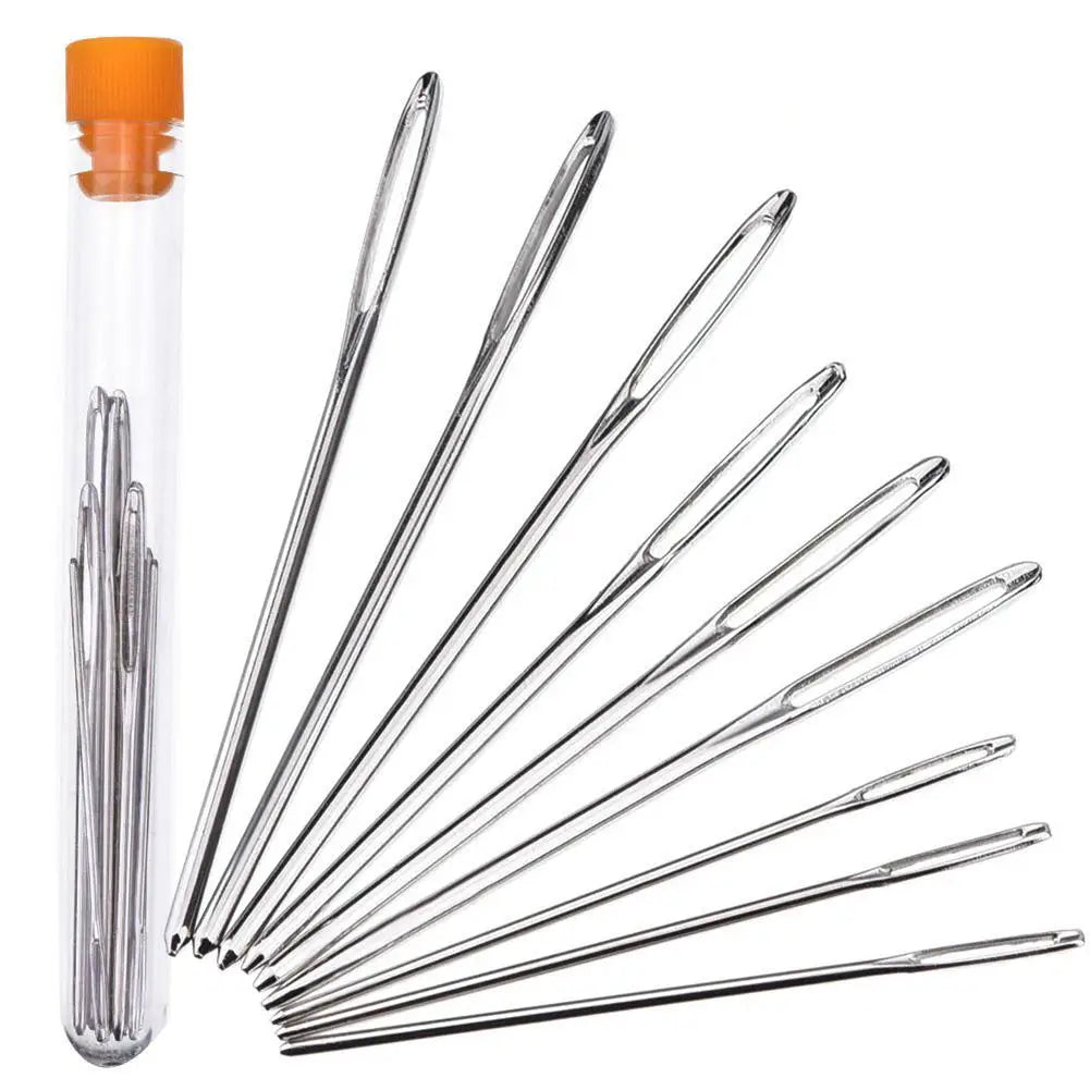 9 in 1 USB Light Up Crochet Hooks Handmade Knitting Needles LED Sewing Tools Set