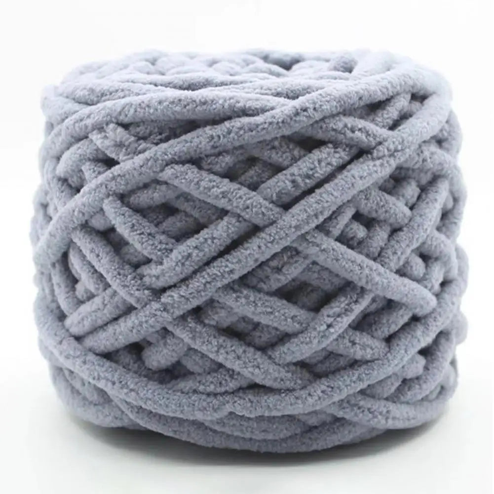 40m Knitting Yarn Soft DIY Crochet Yarn Solid Color Chunky