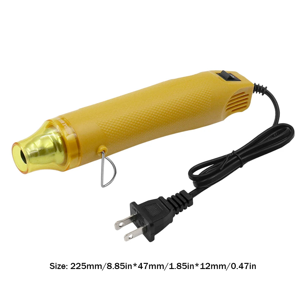 Electric Hot Air Gun Fast Heat 300W Mini Handheld Heat Gun US Plug 110V Power Hot Dryer for DIY Craft Embossing Shrink Wrapping