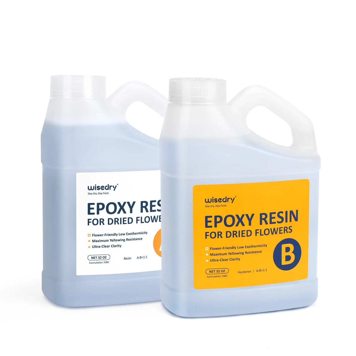 Crystal Clear Epoxy Resin for Floral Preservation, Self-Leveling, Fast Curing Heat Resistant for Casting Coating