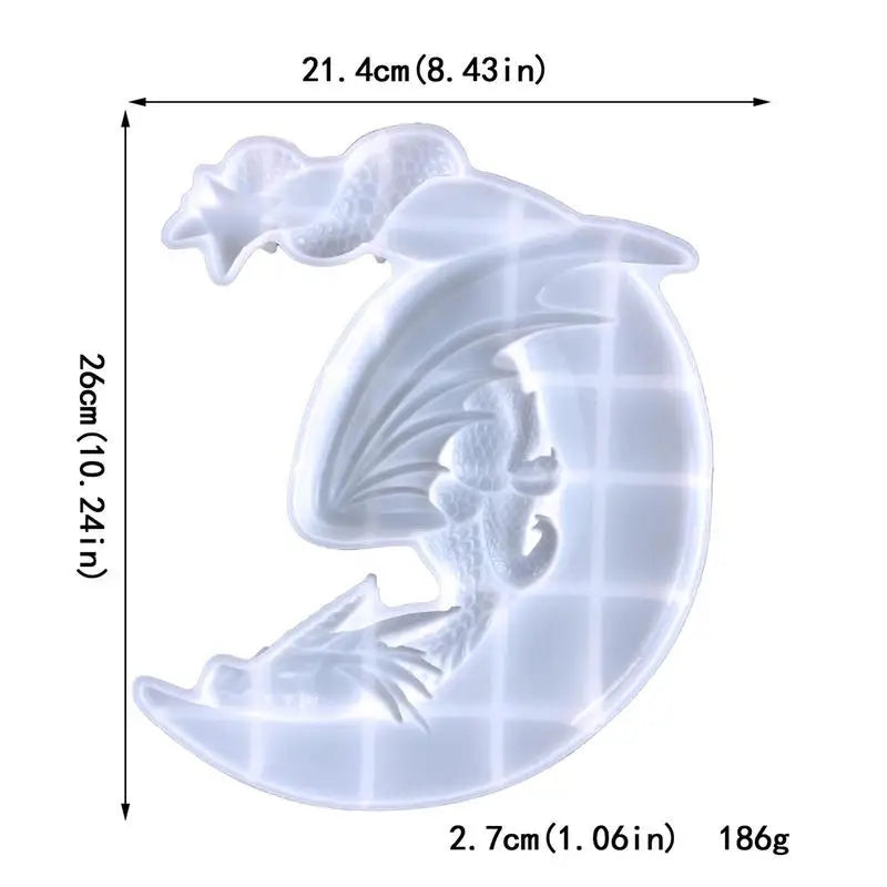 Dragon Silicone 3D Resin Mold DIY Epoxy Resin Casting Clay