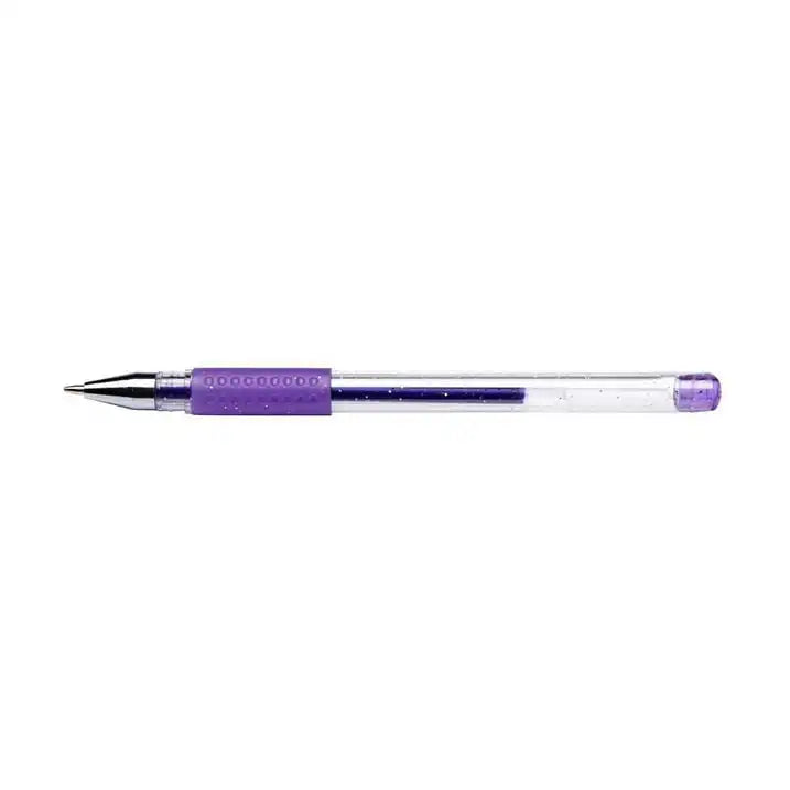 Kingart, Soft Grip Glitter Gel Pens, XL 2.5mm Ink Cartridge, Set of 30 Unique Colors