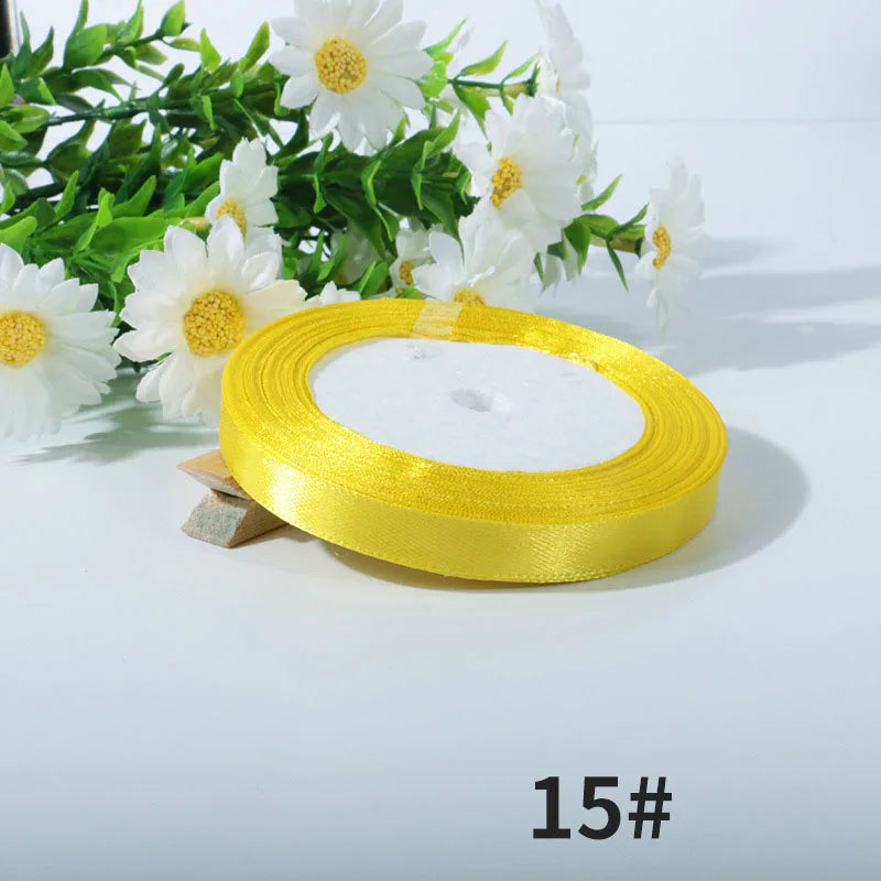 20mm 25yards per roll Silk Satin Ribbons