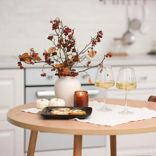 8 oz Amber Glass Jars with Lids 15 Pack