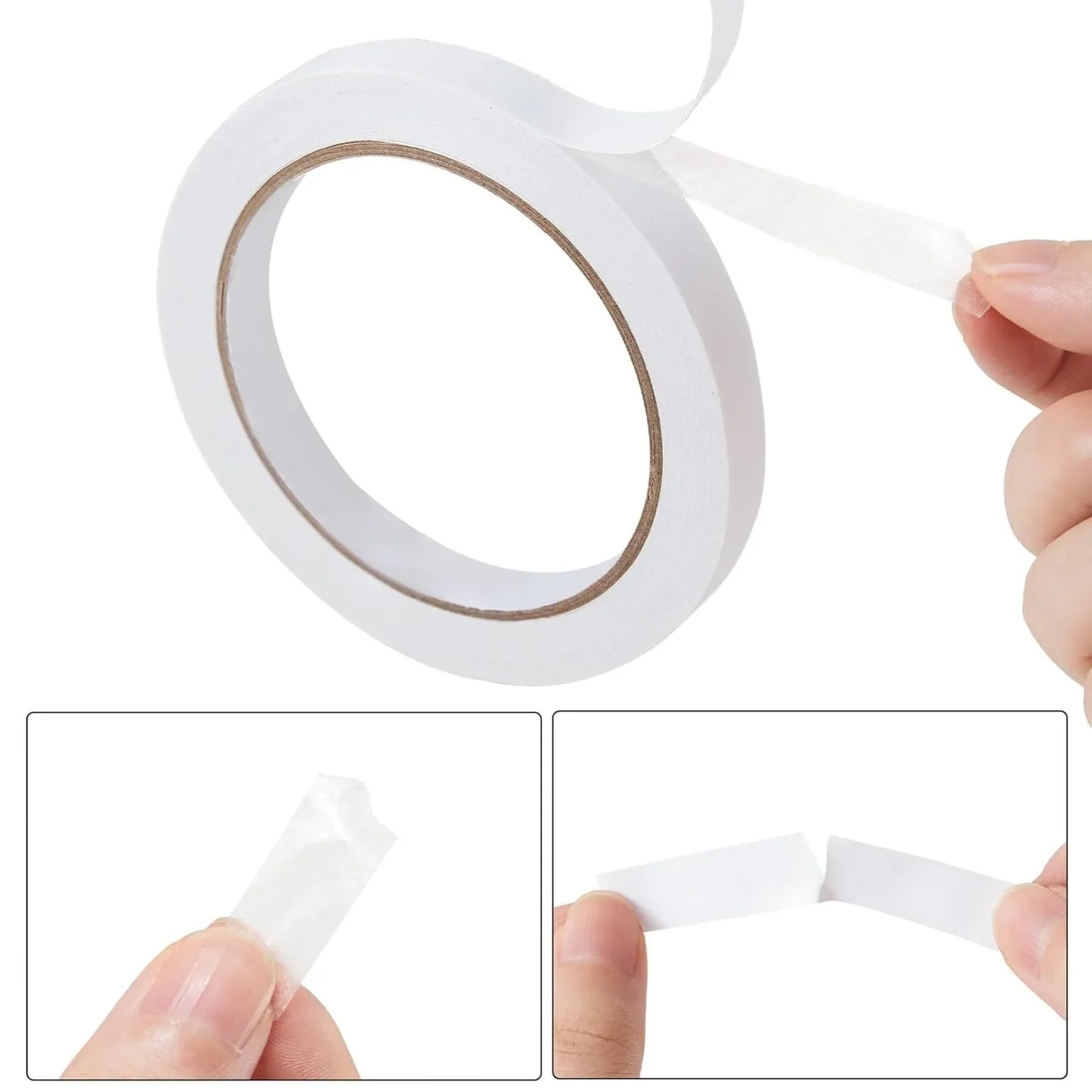 1/4" 2 rolls of double-sided tape (width: 6mm)