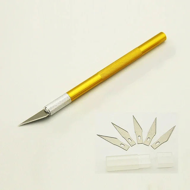 Metal Carving Scalpel Tools Kit Anti-Slip Blades Engraving Craft knives