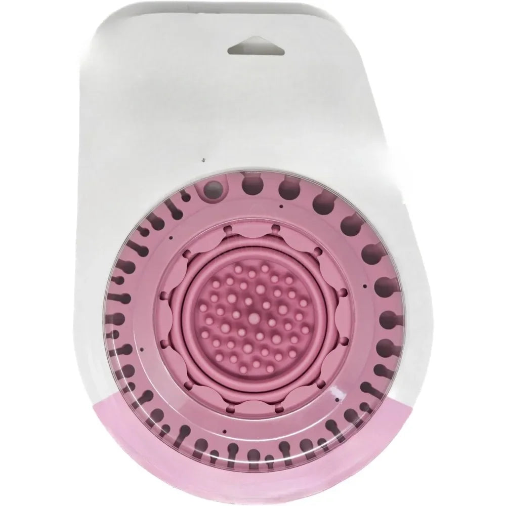 Brush holder and silicone cleaning system for acrylic, watercolor and water-based media