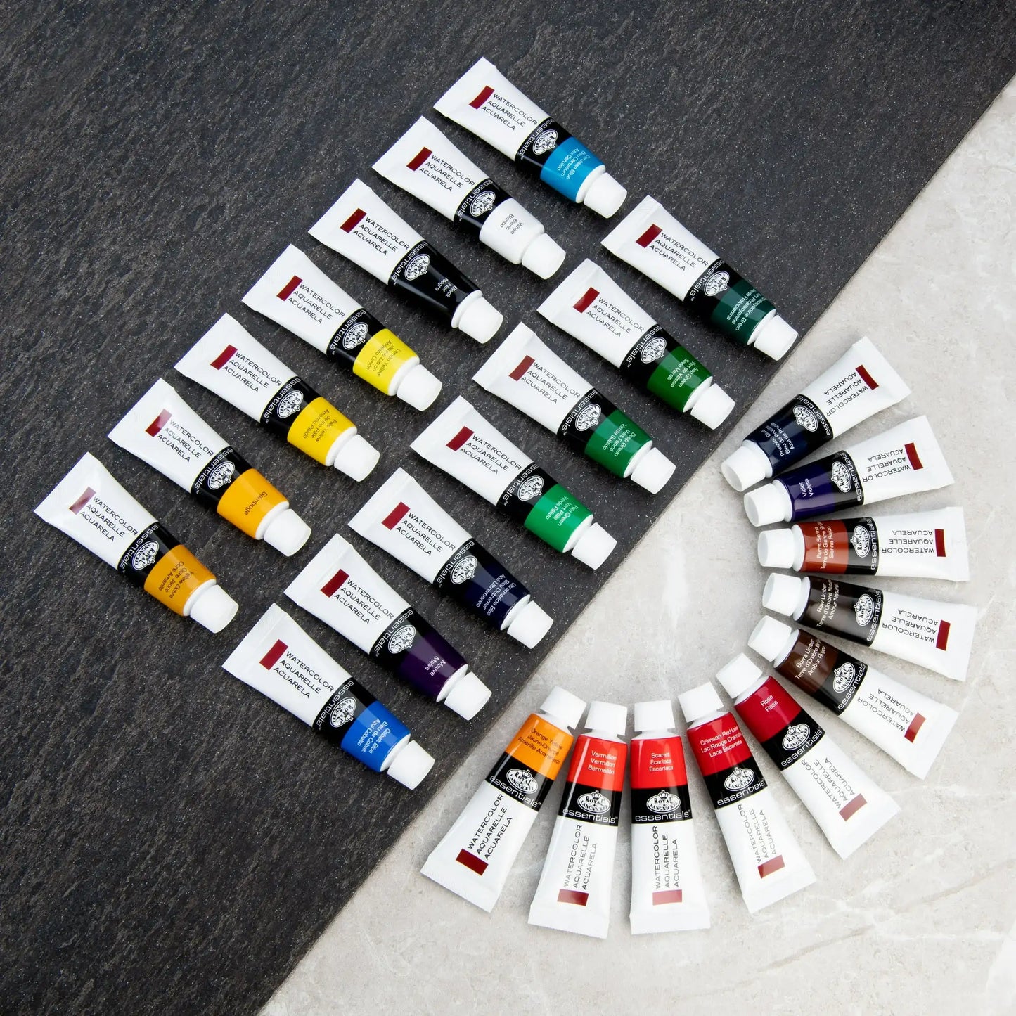 Royal & Langnickel Essentials - 12ml Watercolor Paint Pack - 24 Colors