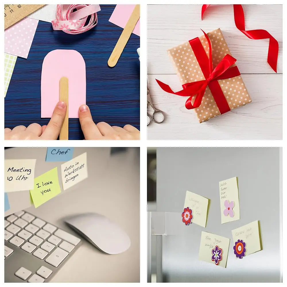 8-pack large capacity double-sided glue tape