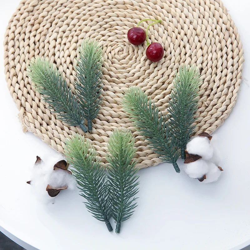 10pcs Mini Artificial Pine Needle DIY