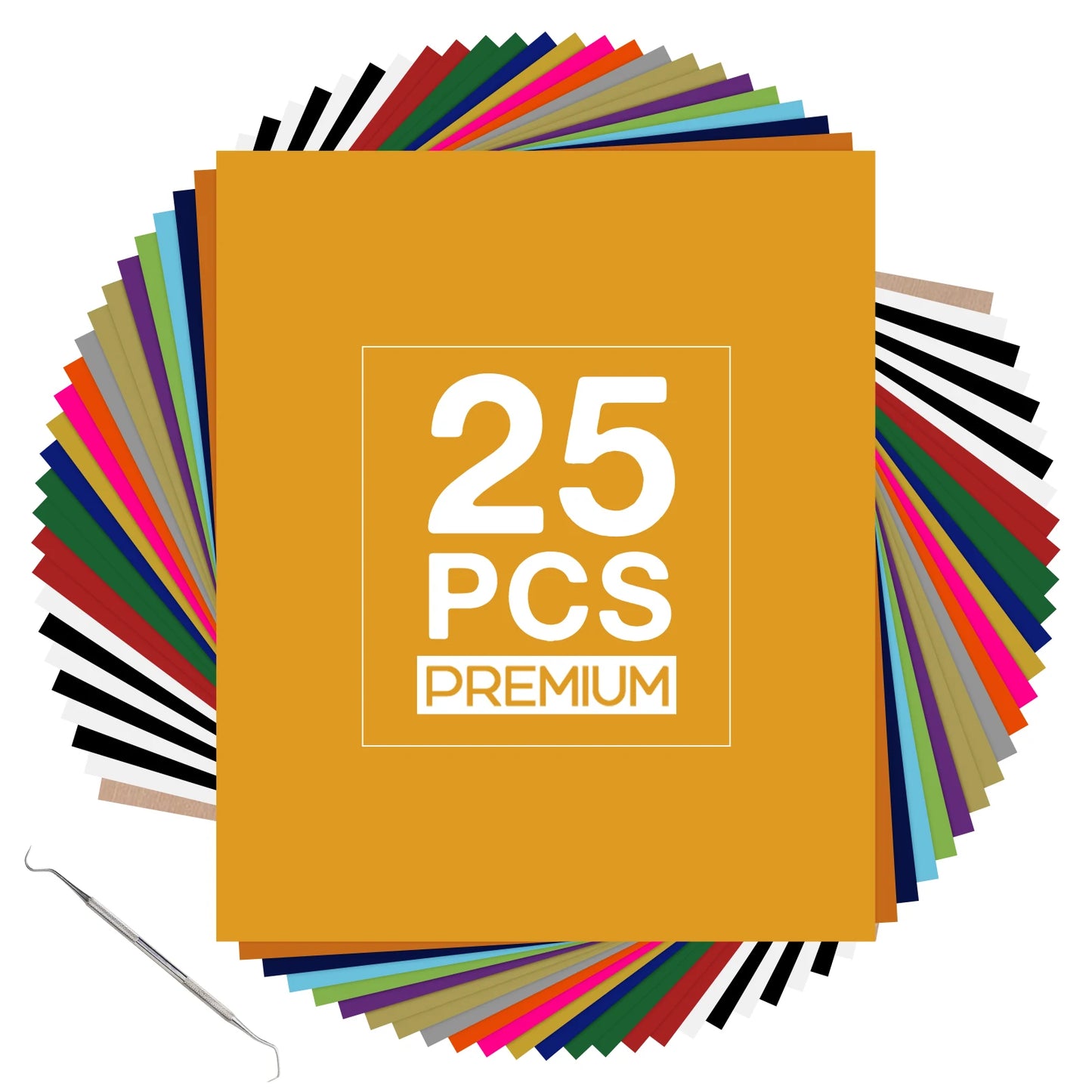 13 Pack HTVRONT 12inchX10inch Multi-color PU Heat Transfer Vinyl Sheets Cricut