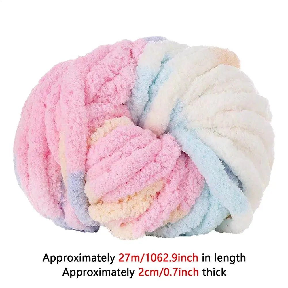 Chenille Yarn Soft wool thread Chunky Yarn for handmade Knitting Crocheting Thick Yarn Soft Plus Yarn for Socks Gloves
