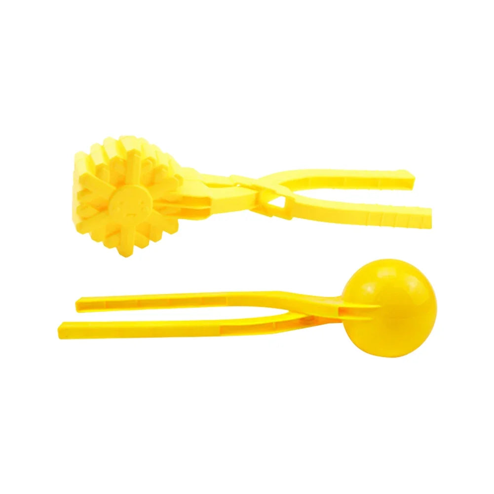 Cartoon Snow Mold with Handle Clay Ball Maker Plastic Creative Snowballs Mold