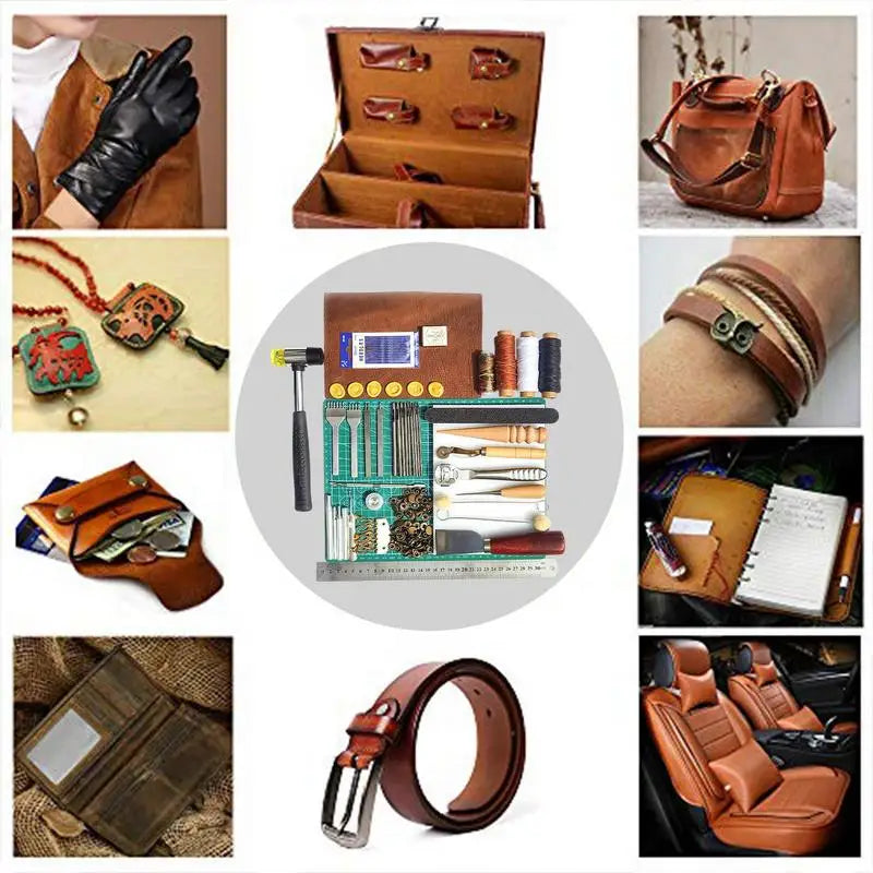 Leather Working Tools Set Versatile Leather Punch Tool