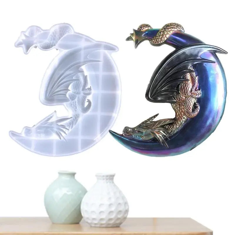 Dragon Silicone 3D Resin Mold DIY Epoxy Resin Casting Clay