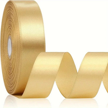 2 rolls of gold ribbon, wear-resistant and stretch resistant