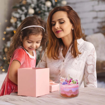 Candle Kit–Succulents DIY Handmade Scented Candles Can Used To Make Candles Scented–Great For Beginner,