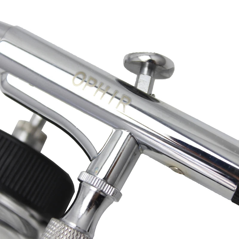 OPHIR 0.3mm Dual-Action Siphon Feed Airbrush Spray Gun for Cake Paint Model Body Paint Temporary Tattoo Air Brush Kit AC005