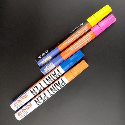 Acrylic Paint Marker Pens Permanent Art Rock Metal Glass Pebble Waterproof