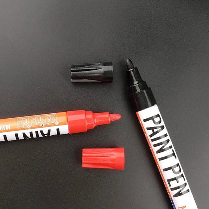 Acrylic Paint Marker Pens Permanent Art Rock Metal Glass Pebble Waterproof