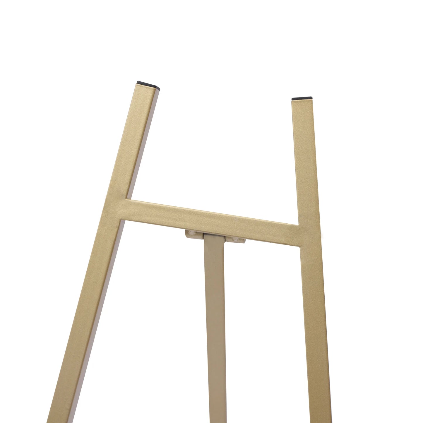 2 Tall Steel Pipe Floor Easel Stand Large Gold