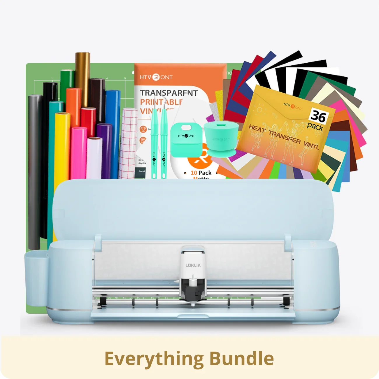 LOKLiK Vinyl Cutter Machine for all Crafts Compatible with iOS Android Windows Mac